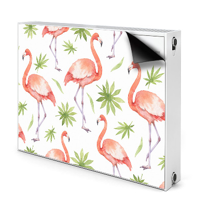Magnet decorativ pentru calorifer Flamingos