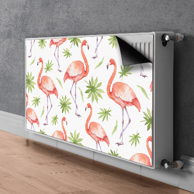 Magnet decorativ pentru calorifer Flamingos