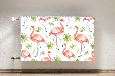 Magnet decorativ pentru calorifer Flamingos