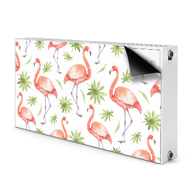 Magnet decorativ pentru calorifer Flamingos