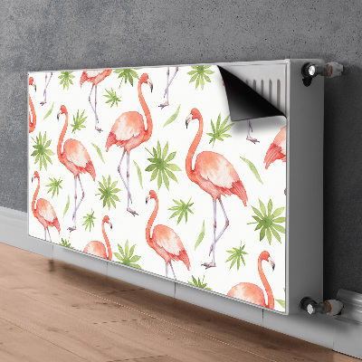 Magnet decorativ pentru calorifer Flamingos