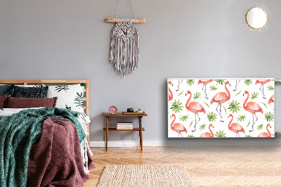 Magnet decorativ pentru calorifer Flamingos