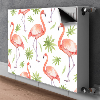 Magnet decorativ pentru calorifer Flamingos