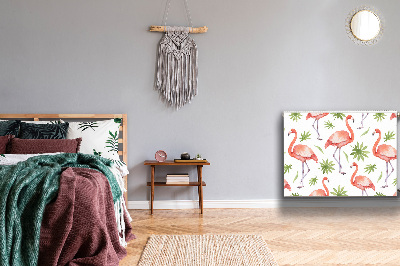 Magnet decorativ pentru calorifer Flamingos