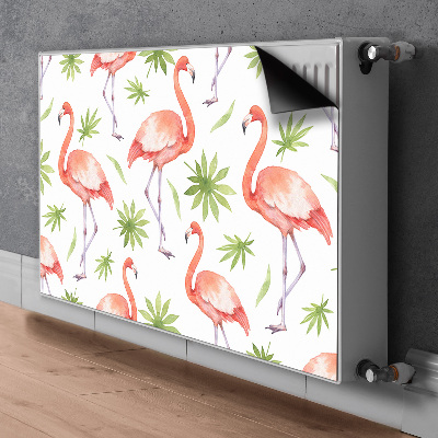 Magnet decorativ pentru calorifer Flamingos