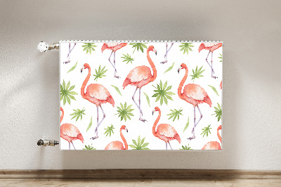Magnet decorativ pentru calorifer Flamingos