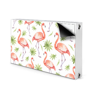 Magnet decorativ pentru calorifer Flamingos
