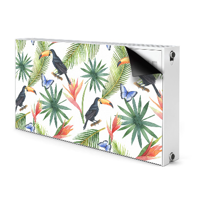 Magnet decorativ pentru calorifer Toucans pe o ramură