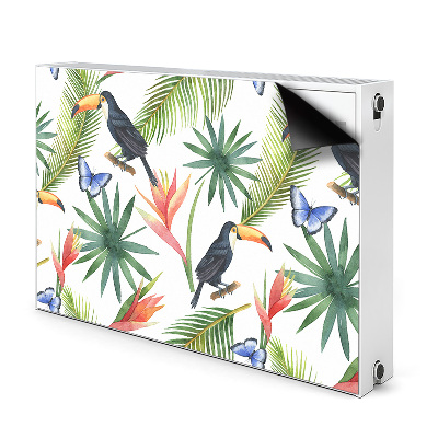 Magnet decorativ pentru calorifer Toucans pe o ramură