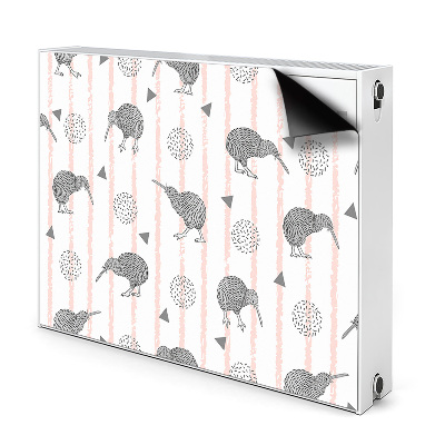 Magnet decorativ pentru calorifer Patters birds kiwi