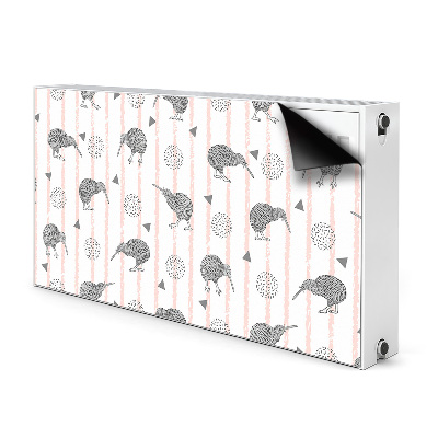 Magnet decorativ pentru calorifer Patters birds kiwi