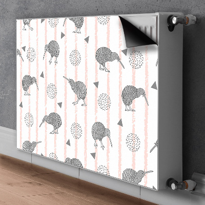 Magnet decorativ pentru calorifer Patters birds kiwi