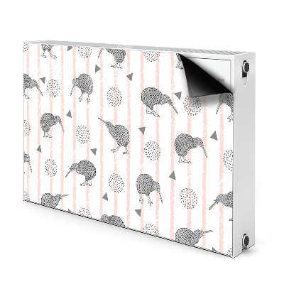 Magnet decorativ pentru calorifer Patters birds kiwi