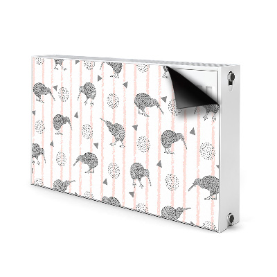 Magnet decorativ pentru calorifer Patters birds kiwi