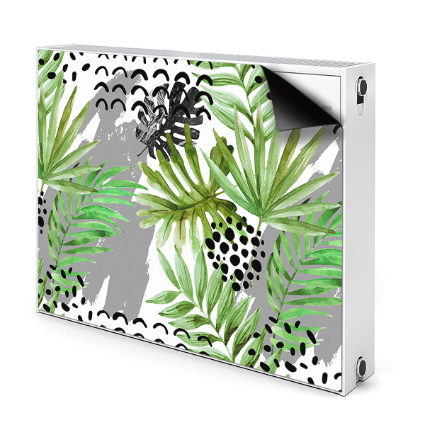 Magnet decorativ pentru calorifer Frunze tropicale