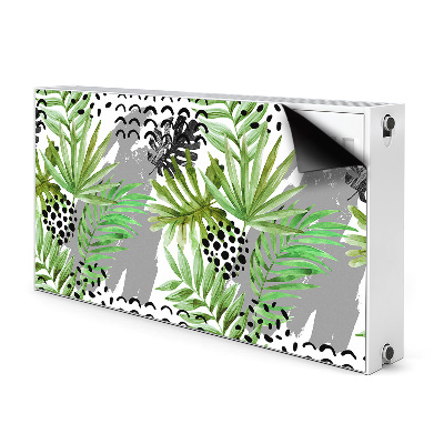 Magnet decorativ pentru calorifer Frunze tropicale