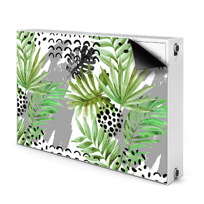 Magnet decorativ pentru calorifer Frunze tropicale