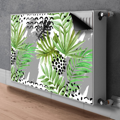 Magnet decorativ pentru calorifer Frunze tropicale