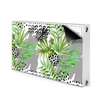 Magnet decorativ pentru calorifer Frunze tropicale