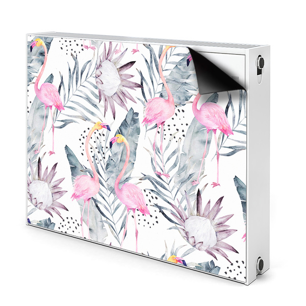 Magnet decorativ pentru calorifer Flamingos