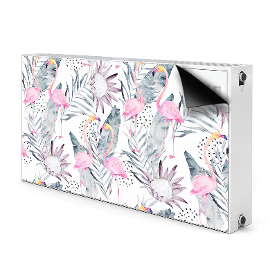 Magnet decorativ pentru calorifer Flamingos