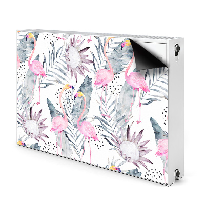 Magnet decorativ pentru calorifer Flamingos