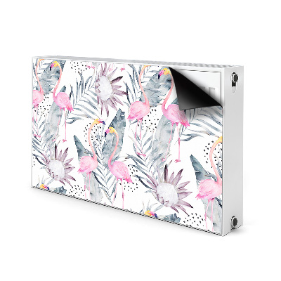 Magnet decorativ pentru calorifer Flamingos