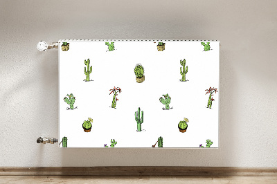 Covoraș decorativ pentru calorifer Cacti