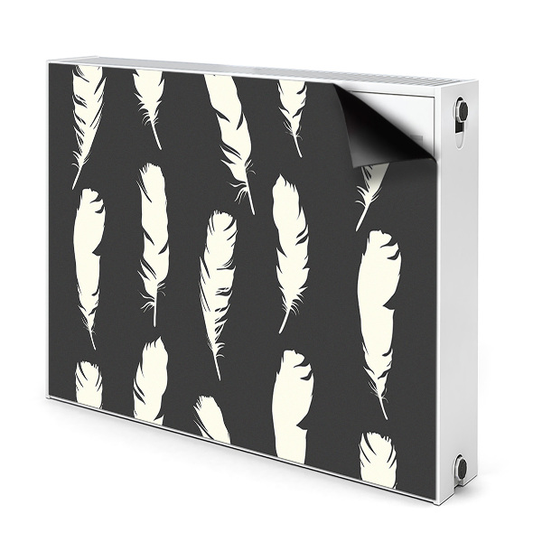 Magnet decorativ pentru calorifer Pene albe