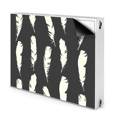 Magnet decorativ pentru calorifer Pene albe
