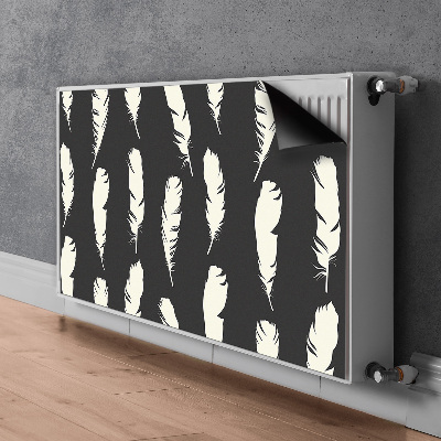Magnet decorativ pentru calorifer Pene albe