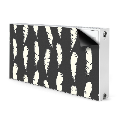 Magnet decorativ pentru calorifer Pene albe