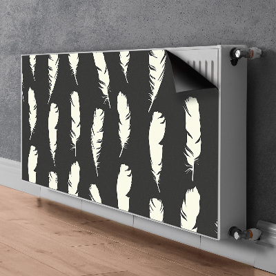 Magnet decorativ pentru calorifer Pene albe