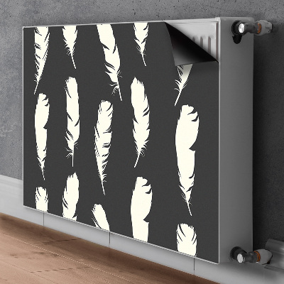 Magnet decorativ pentru calorifer Pene albe
