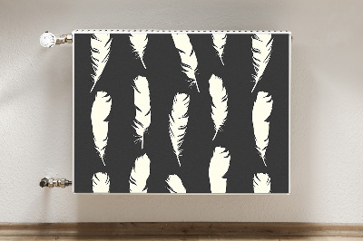 Magnet decorativ pentru calorifer Pene albe