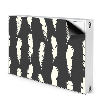 Magnet decorativ pentru calorifer Pene albe