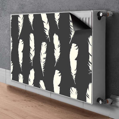 Magnet decorativ pentru calorifer Pene albe