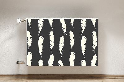 Magnet decorativ pentru calorifer Pene albe