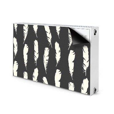 Magnet decorativ pentru calorifer Pene albe