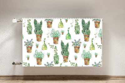 Magnet decorativ pentru calorifer Cacti pictați