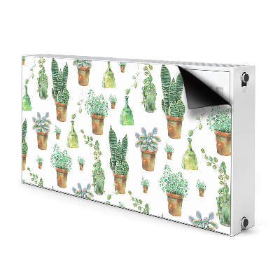 Magnet decorativ pentru calorifer Cacti pictați