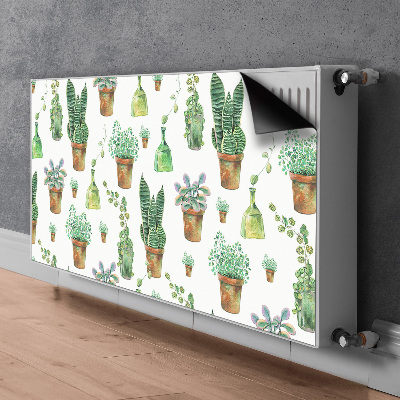 Magnet decorativ pentru calorifer Cacti pictați