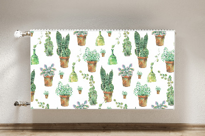 Magnet decorativ pentru calorifer Cacti pictați