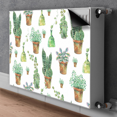 Magnet decorativ pentru calorifer Cacti pictați