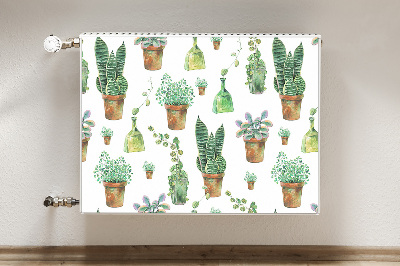 Magnet decorativ pentru calorifer Cacti pictați