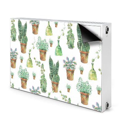 Magnet decorativ pentru calorifer Cacti pictați