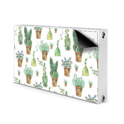 Magnet decorativ pentru calorifer Cacti pictați