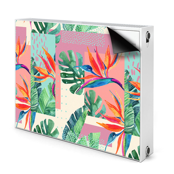 Magnet decorativ pentru calorifer Mozaic tropical