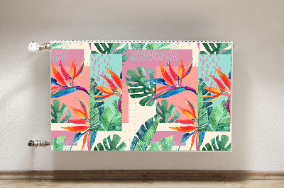 Magnet decorativ pentru calorifer Mozaic tropical