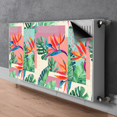 Magnet decorativ pentru calorifer Mozaic tropical